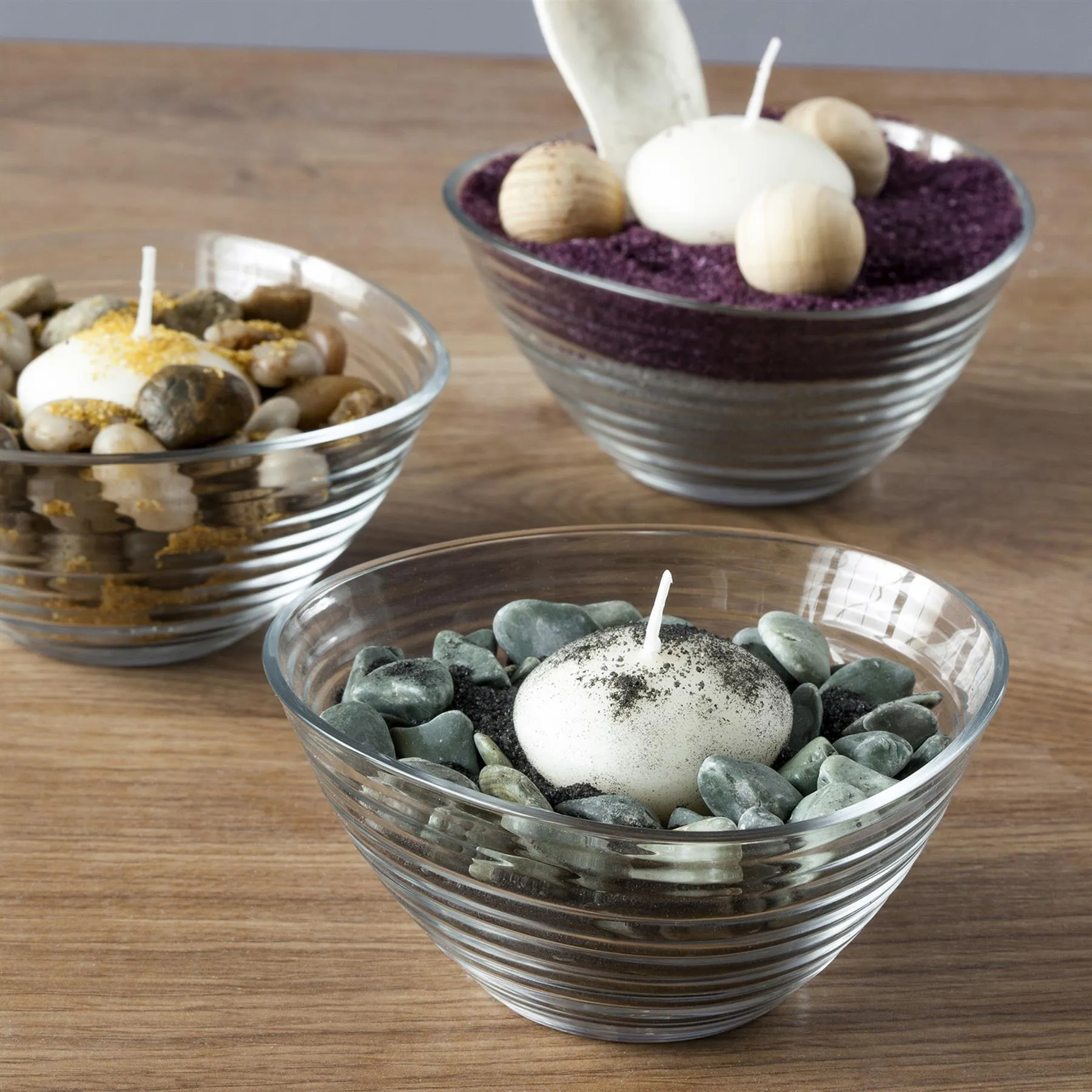 12cm Derin Glass Serving Bowls - Pack of Six - By LAV
