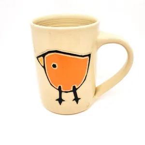 12oz Mug - Orange Bird by Susan Stone Design