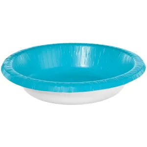 20 Caribbean Blue Paper Bowls 20oz