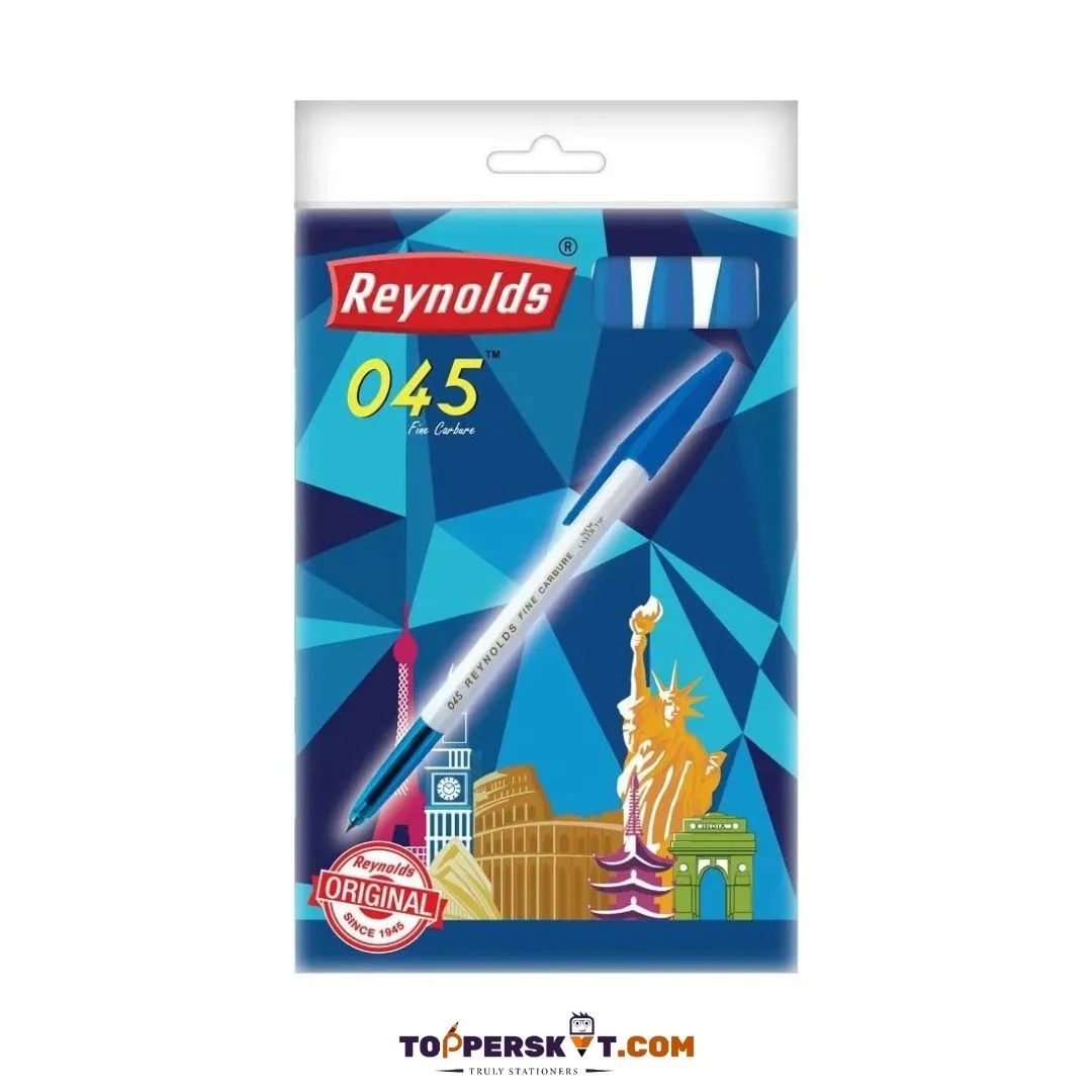 (5 Pcs.) Reynolds 045 Ball Pen  – Blue