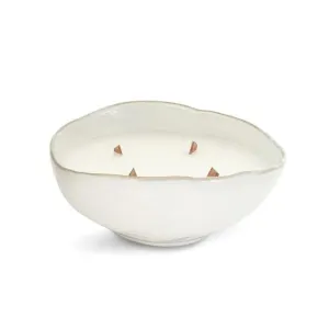 6" Porcelain 4-Wick Candle, Sea Salt & Orchid