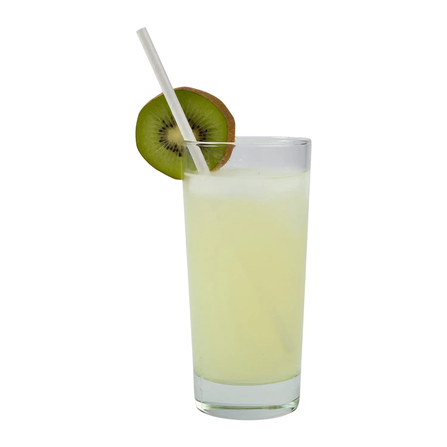 7.75" White Wrapped Jumbo Paper Straws, Case of 6,000