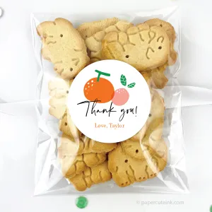 A Little Cutie Baby Shower Favor Labels