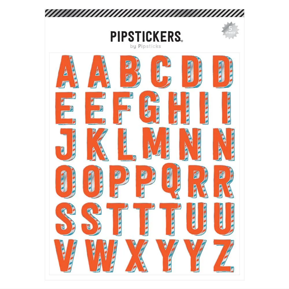 Air Mail Big Alphabet (5ct)