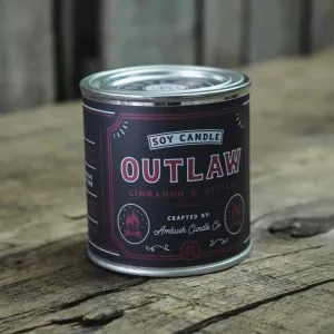 Ambush Candle Co - Outlaw - Cinnamon & Vetiver Soy Candle 8oz