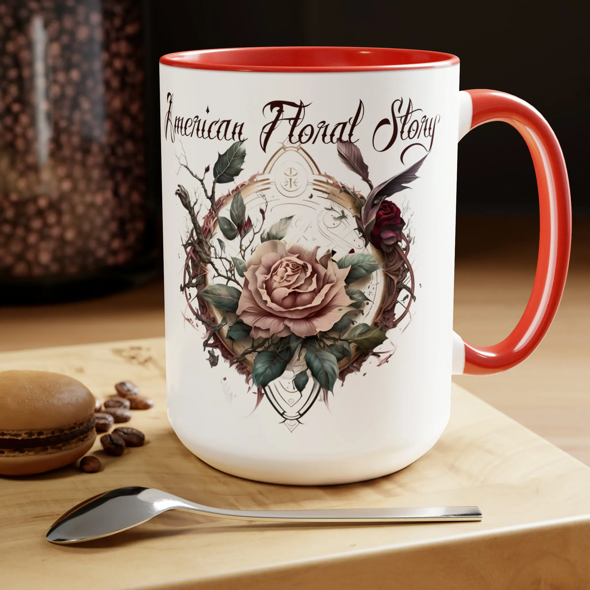 american floral story - 15oz graphic mug