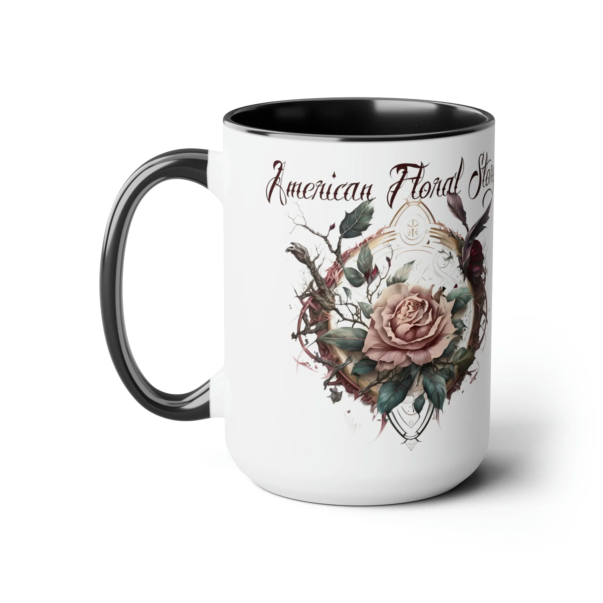 american floral story - 15oz graphic mug