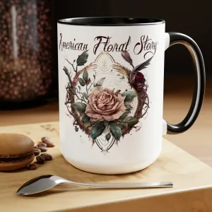 american floral story - 15oz graphic mug