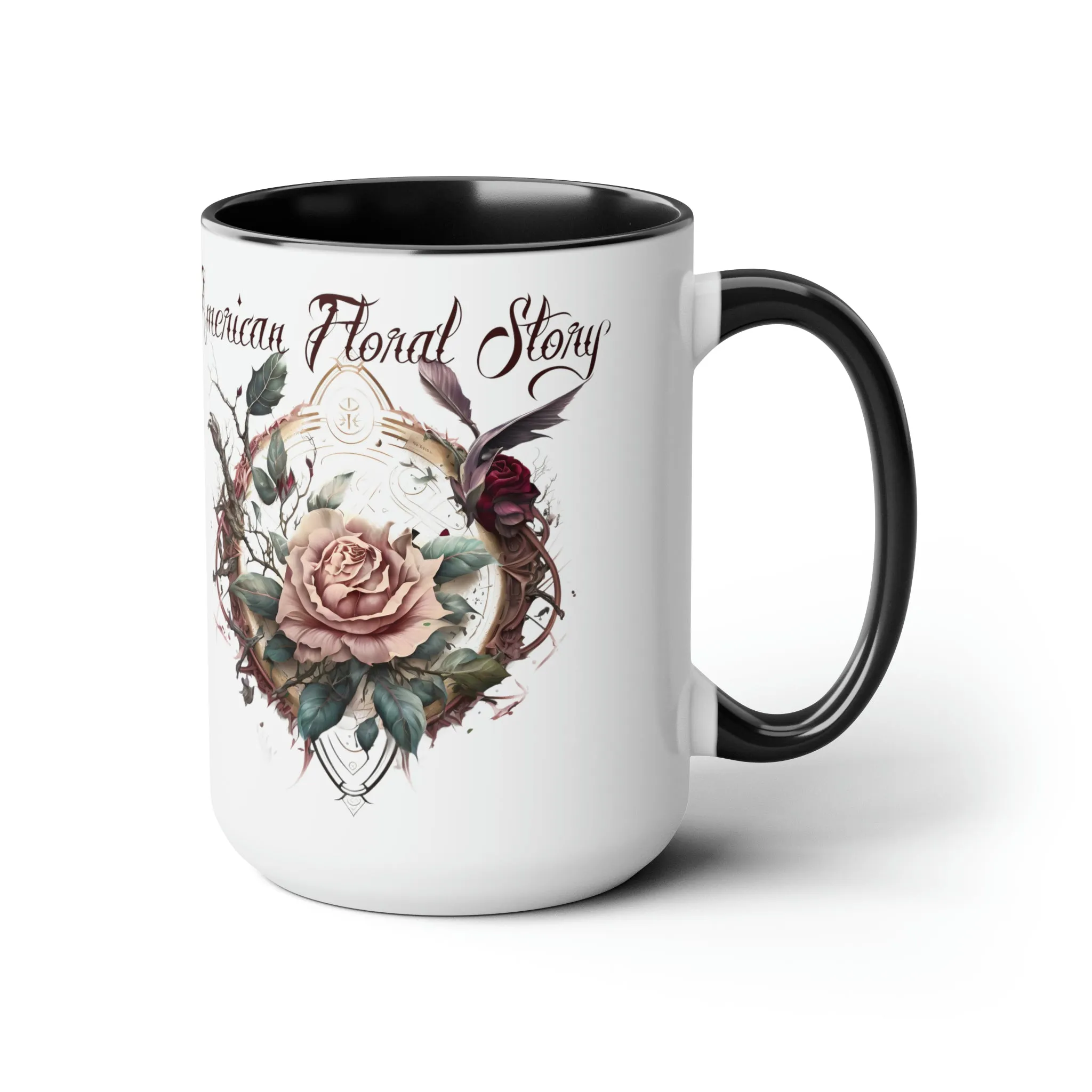 american floral story - 15oz graphic mug