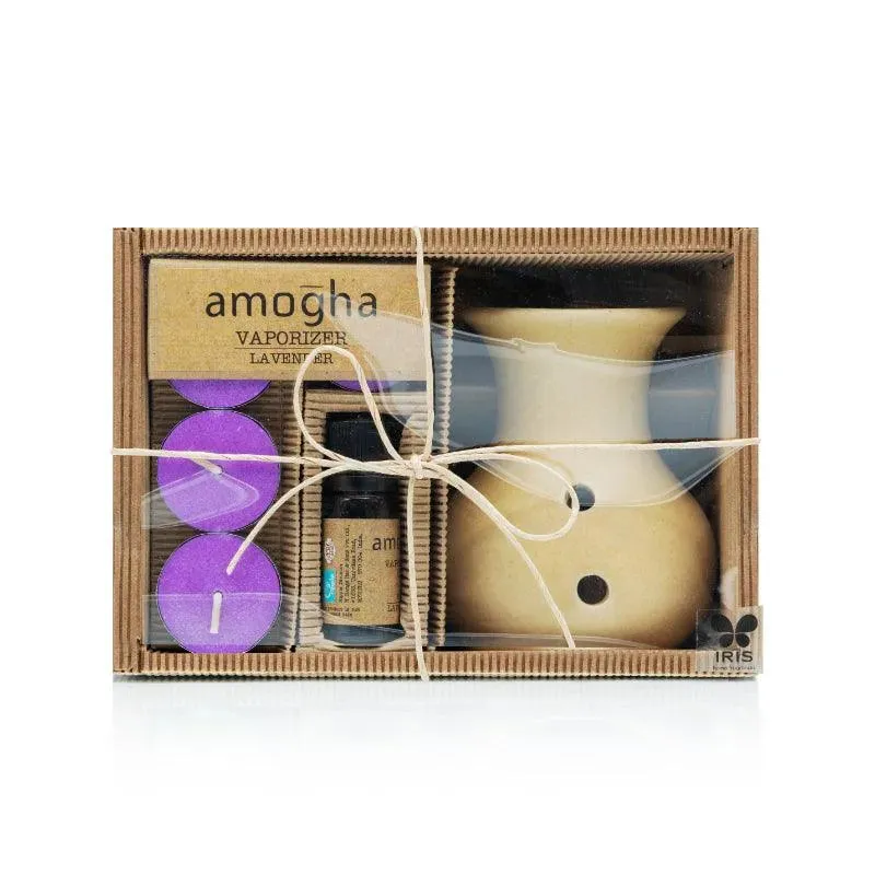 Amogha Oil Burner | 10 ml Diffuser Oil | Multiple Fragnance  | 8 x 3 x 5 inches