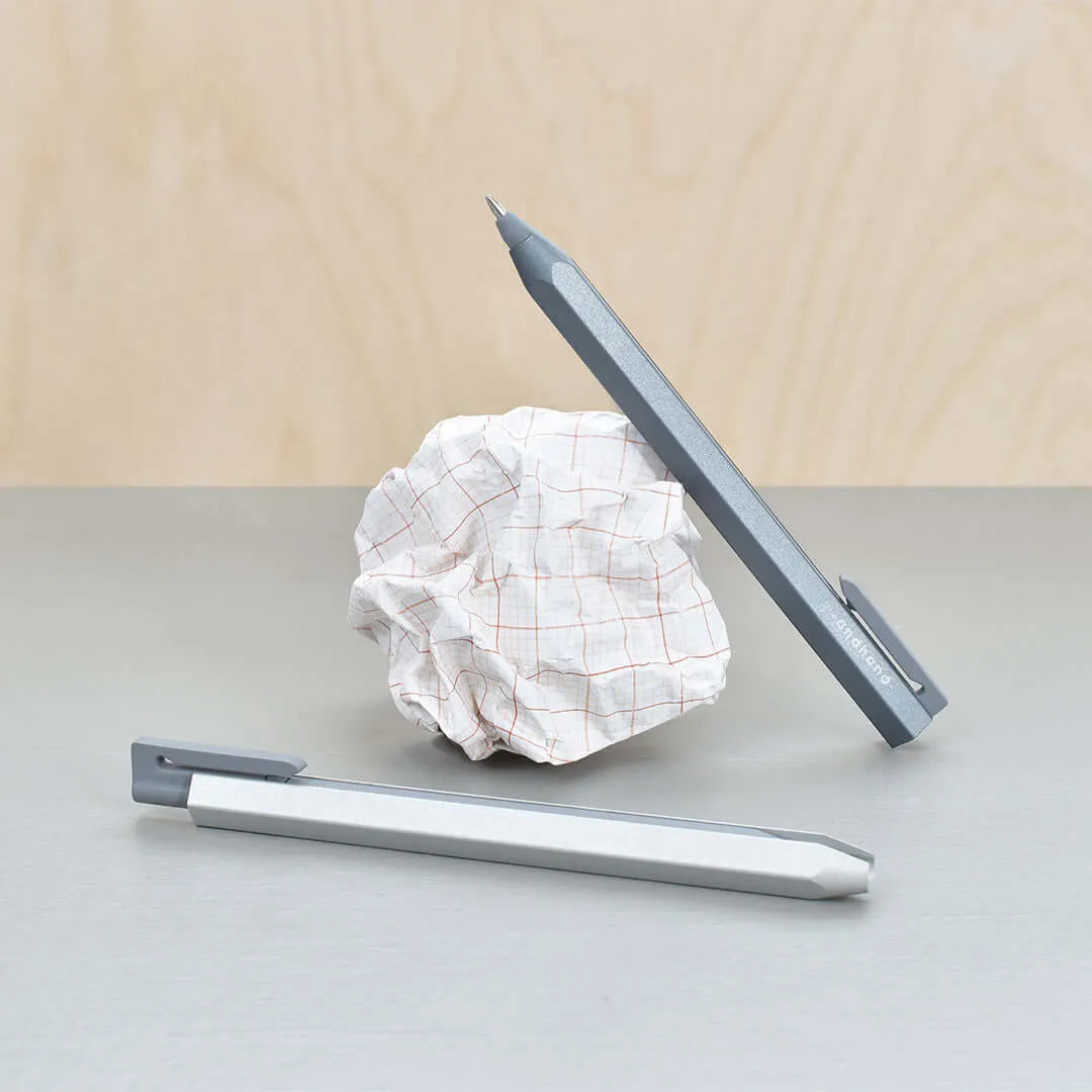 Andhand Core Retractable Ballpoint Pen Slate Grey