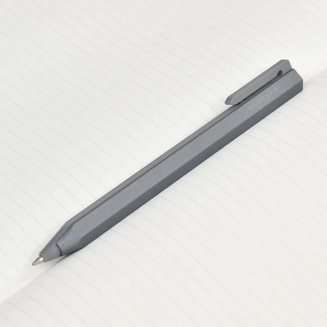 Andhand Core Retractable Ballpoint Pen Slate Grey