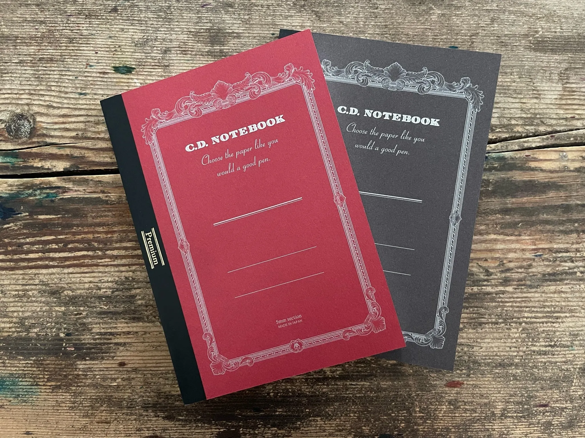 Apica Premium C.D. Notebook - A5 - Plain - 192 Pages