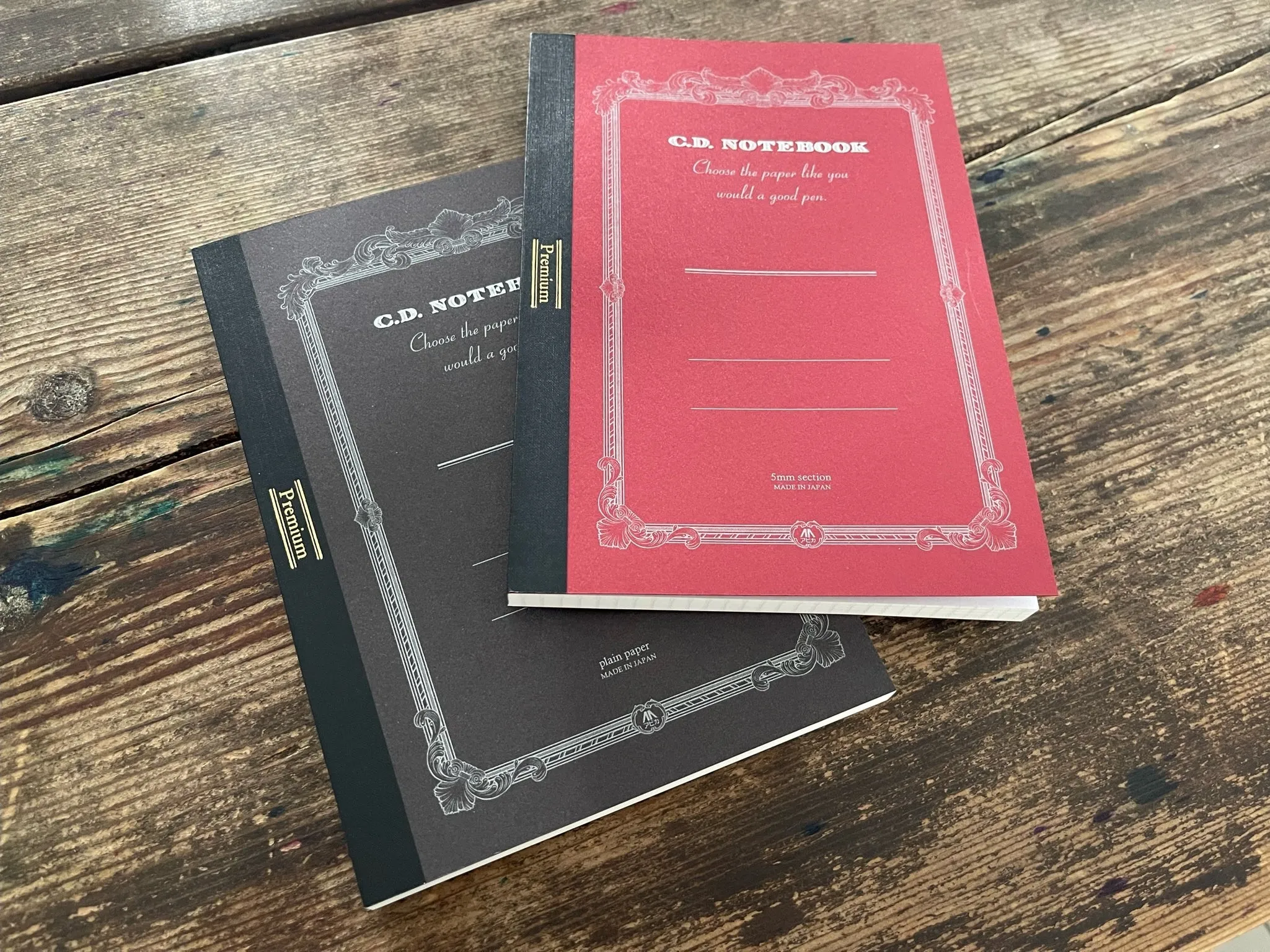 Apica Premium C.D. Notebook - A5 - Plain - 192 Pages