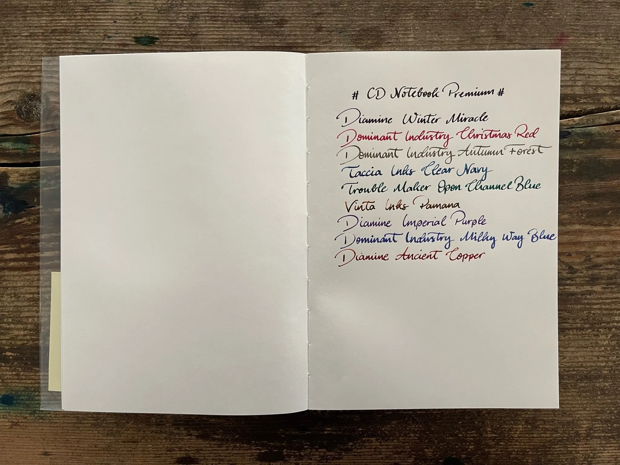 Apica Premium C.D. Notebook - A5 - Plain - 192 Pages