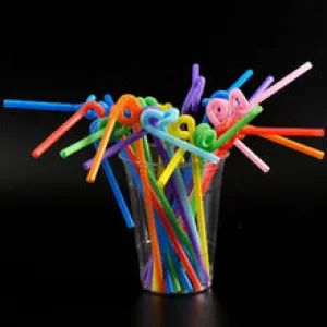 APRICOT 100 Pcs Flexible Plastic Bendy Party Kids Birthday