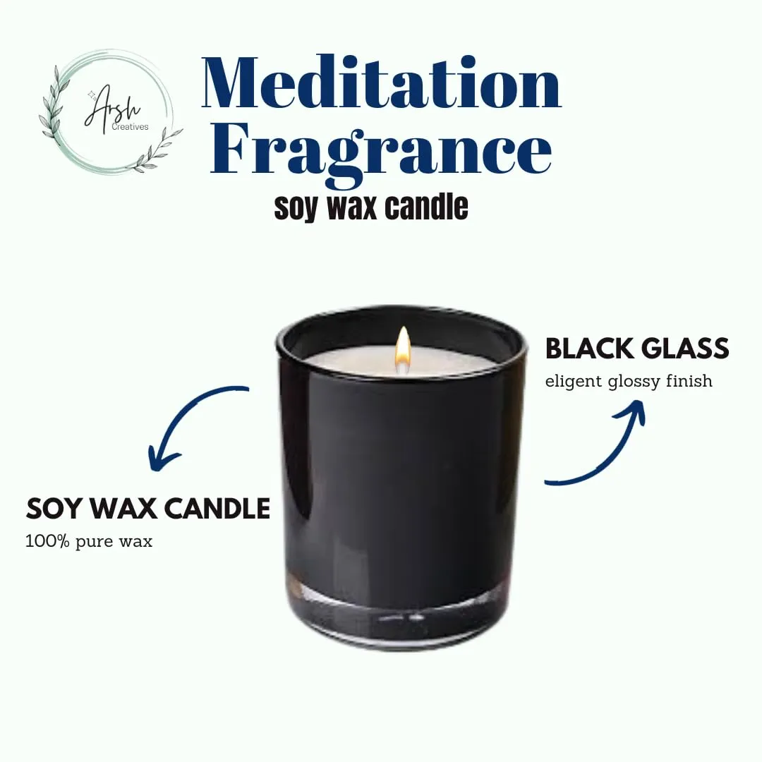 Arsh Creatives | Jasmine   Lavender - fragvanse | Elevate Home Decor and Create Intimate Ambiance in Bedrooms | Black & White Glossy Glass (Pack of 2)