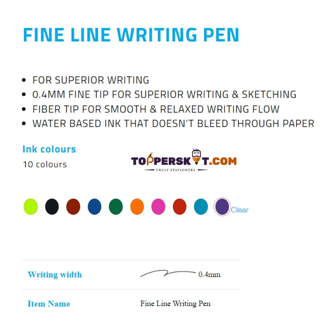 Artline Fine Line - Red ( Pack of 1 )