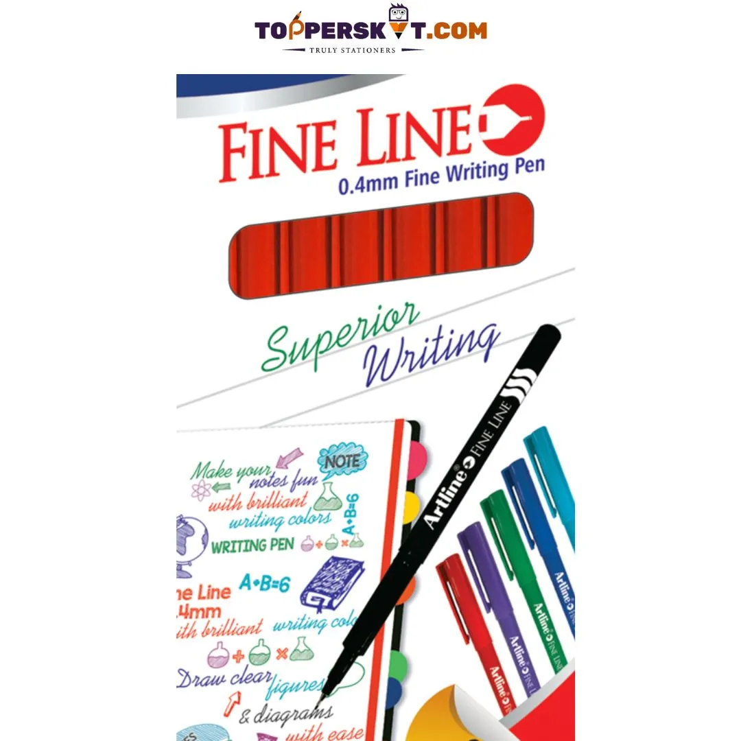 Artline Fine Line - Red ( Pack of 1 )
