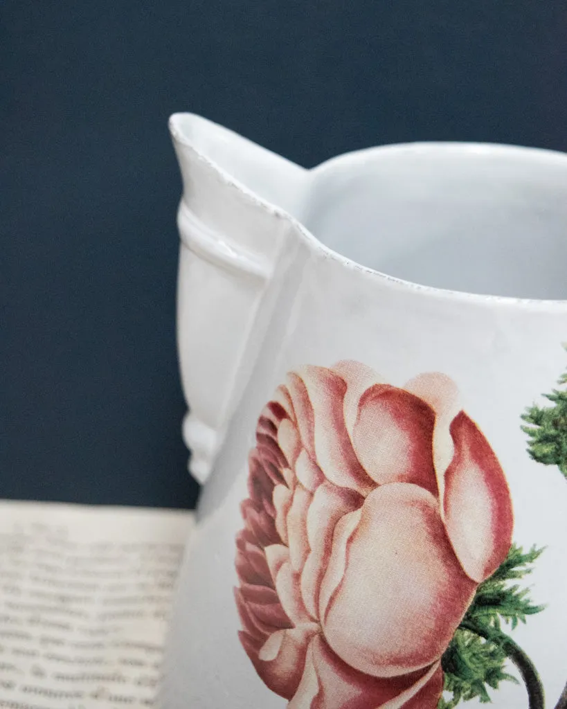 Astier de Villatte Moss Rose Vase