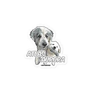 Atlas & Aurora stickers