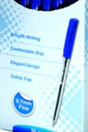 Atlas Erasable Pen 0.7mm Blister of 2 Blue and Black