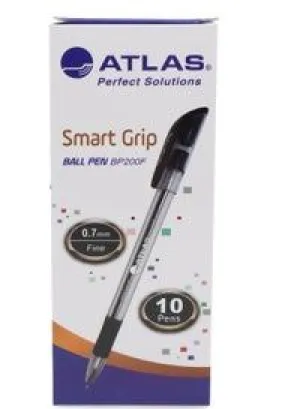 Atlas Smart Grip Ball Pen Black 0.7mm