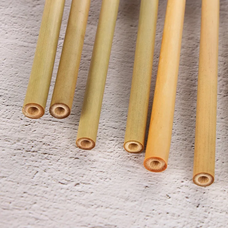 Bamboo Straws | Natural Reusable Bamboo Drinking Straw Set | Eco Friendly Gift | Zero Waste