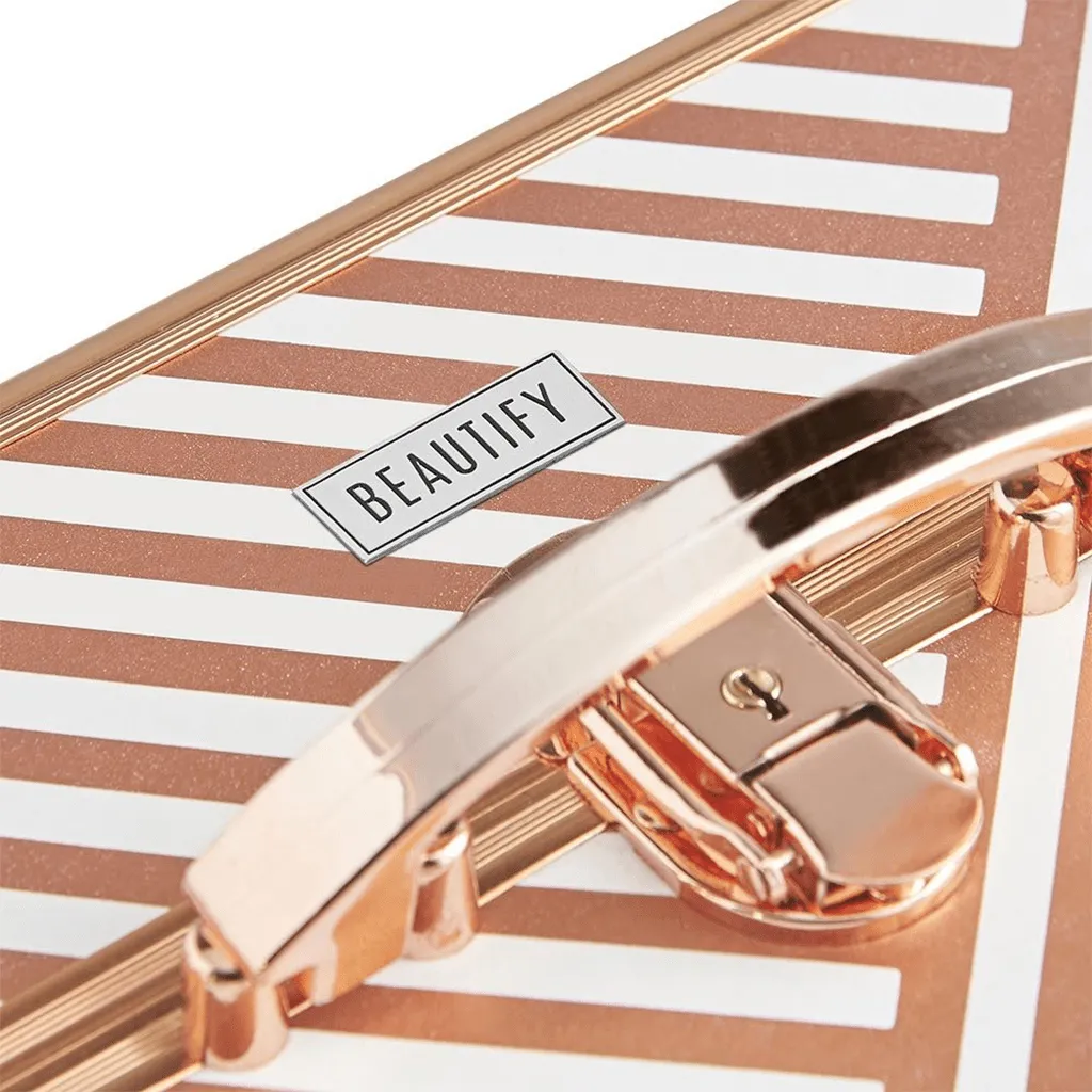 Beautify Small Blush Pink Makeup Case