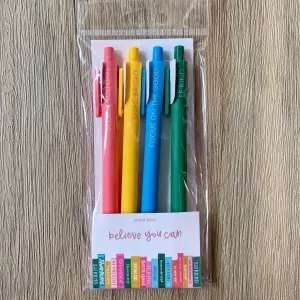 Believe You Can Pen Set