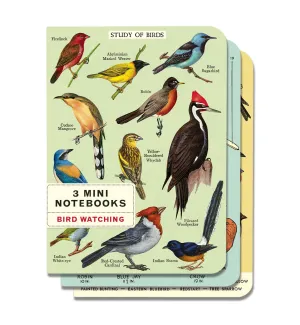 Bird Watching 3 Mini Notebooks