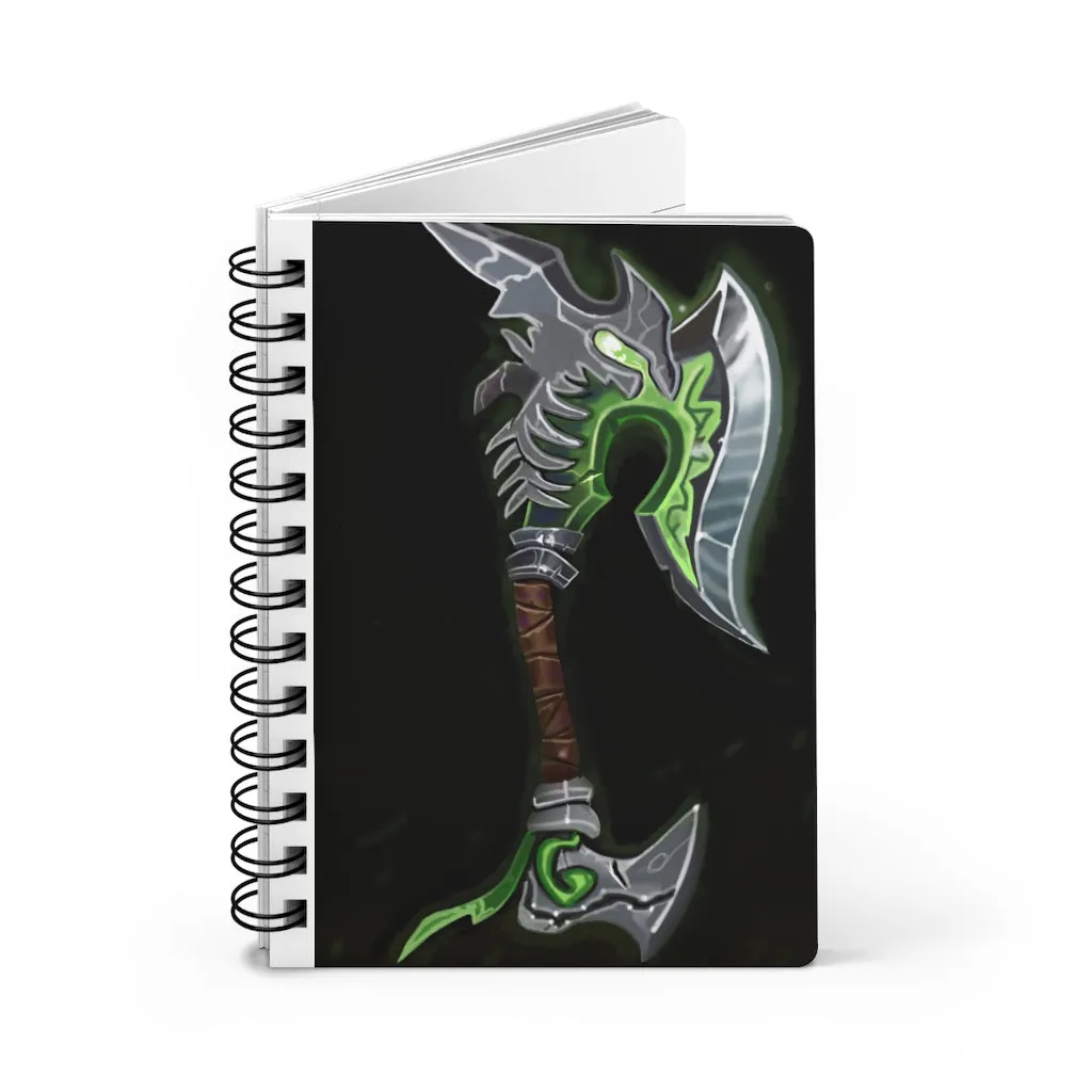 Bone Crusher Scythe Spiral Bound Journal