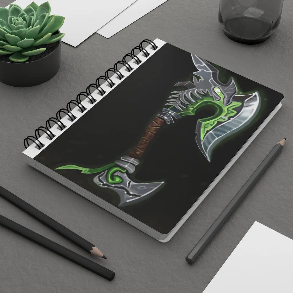 Bone Crusher Scythe Spiral Bound Journal
