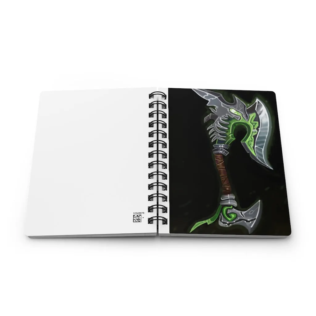 Bone Crusher Scythe Spiral Bound Journal