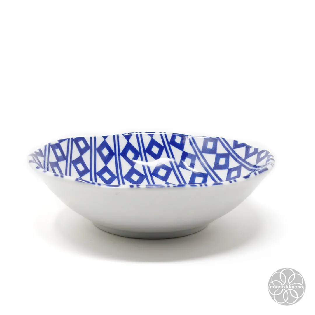 Bowls - Indigo Komon (Set of 5)