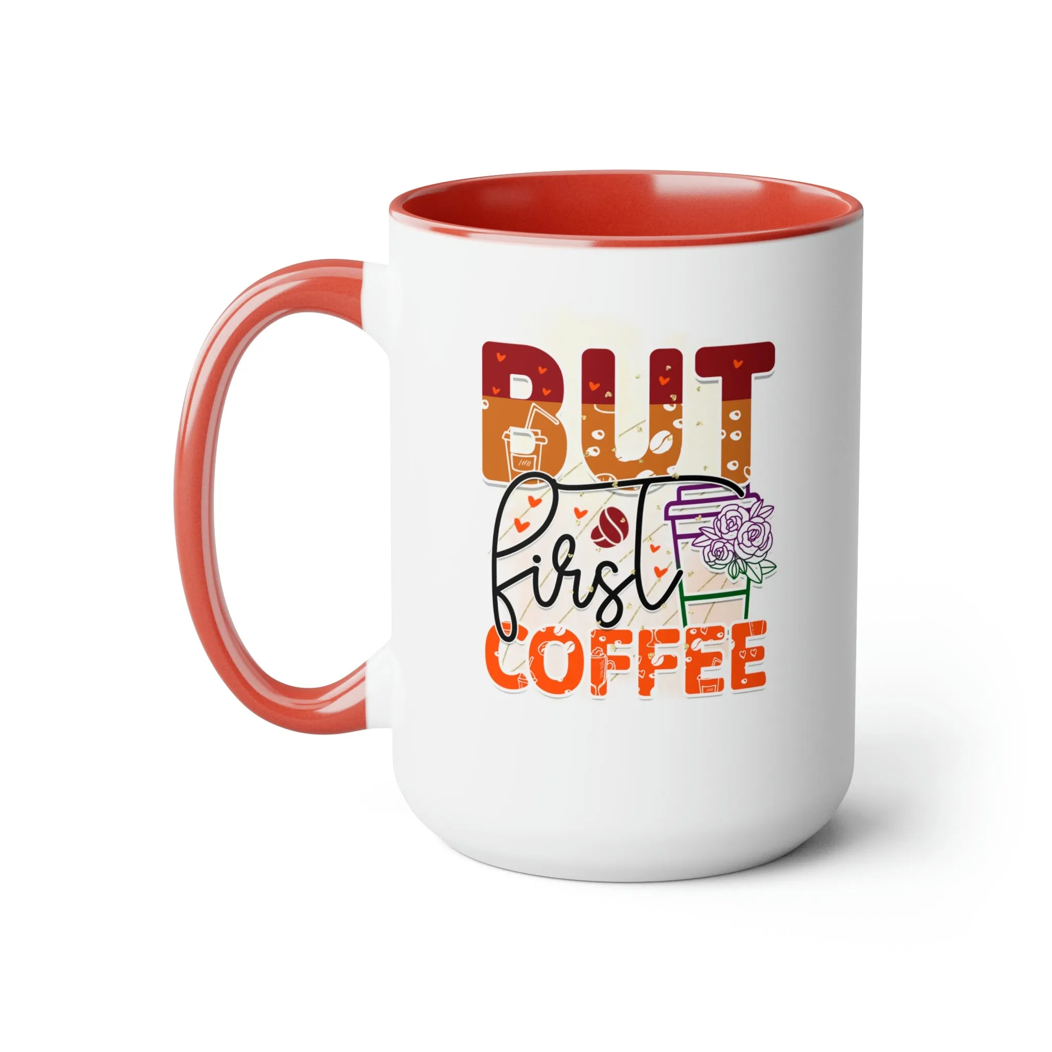 But first, coffee 15oz Two-Tone Coffee Mug