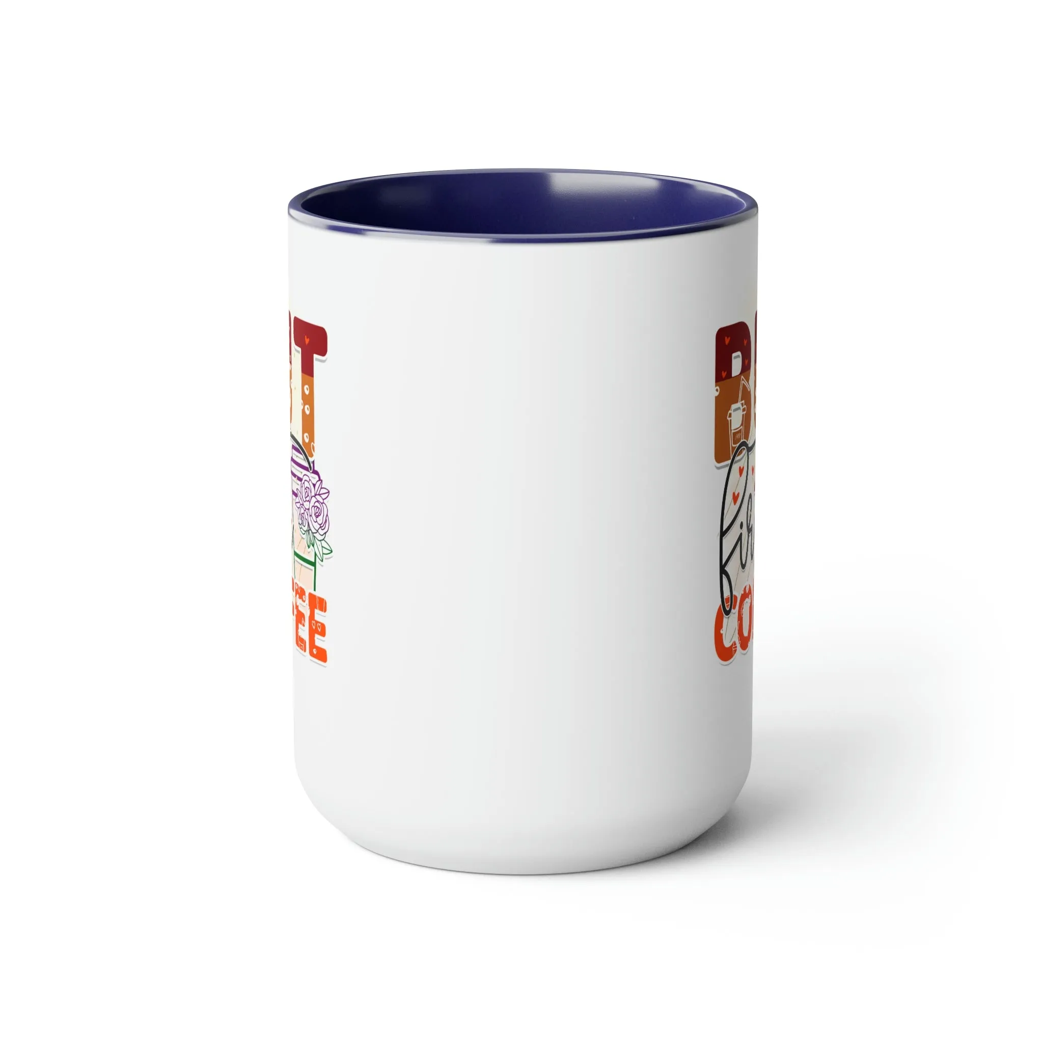 But first, coffee 15oz Two-Tone Coffee Mug