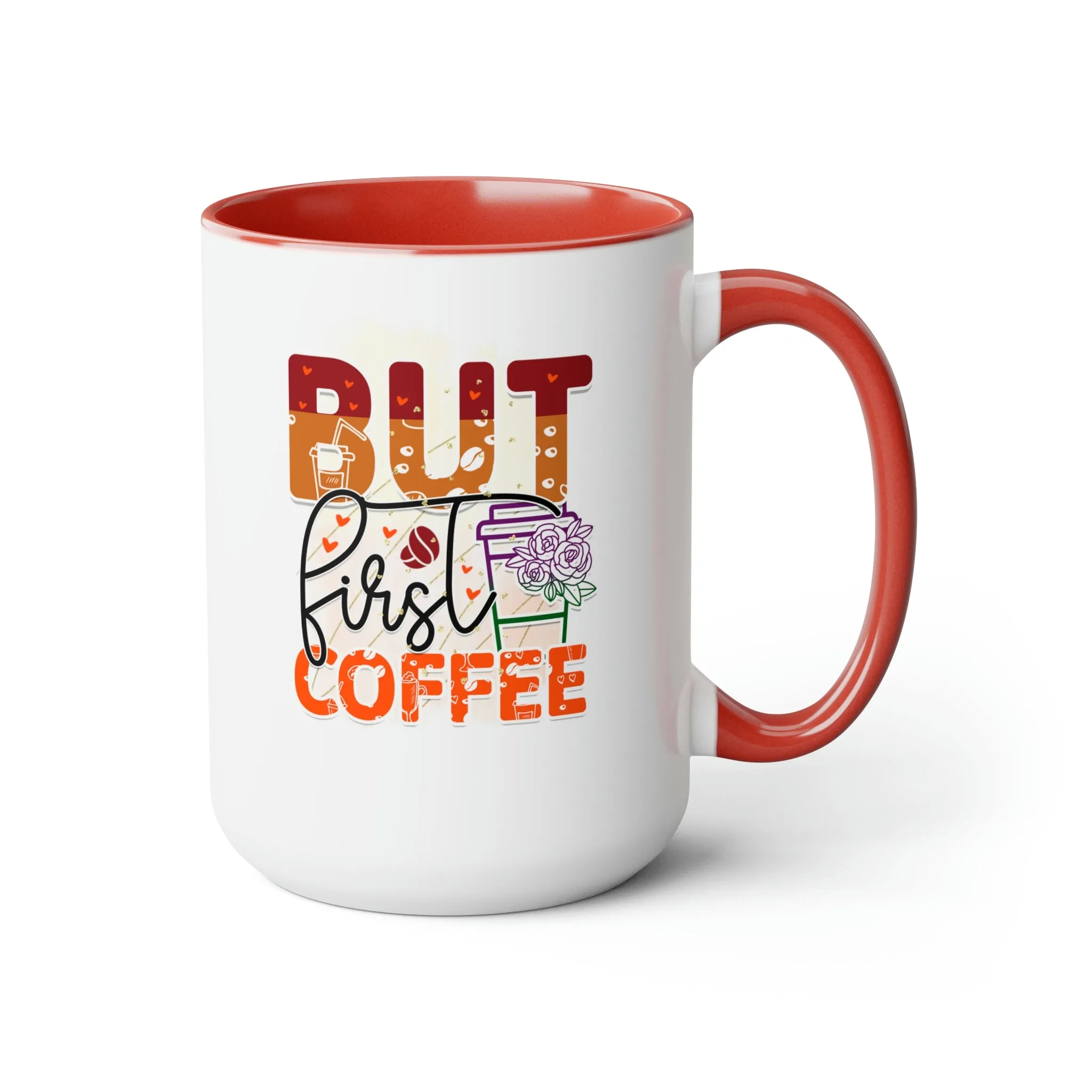 But first, coffee 15oz Two-Tone Coffee Mug