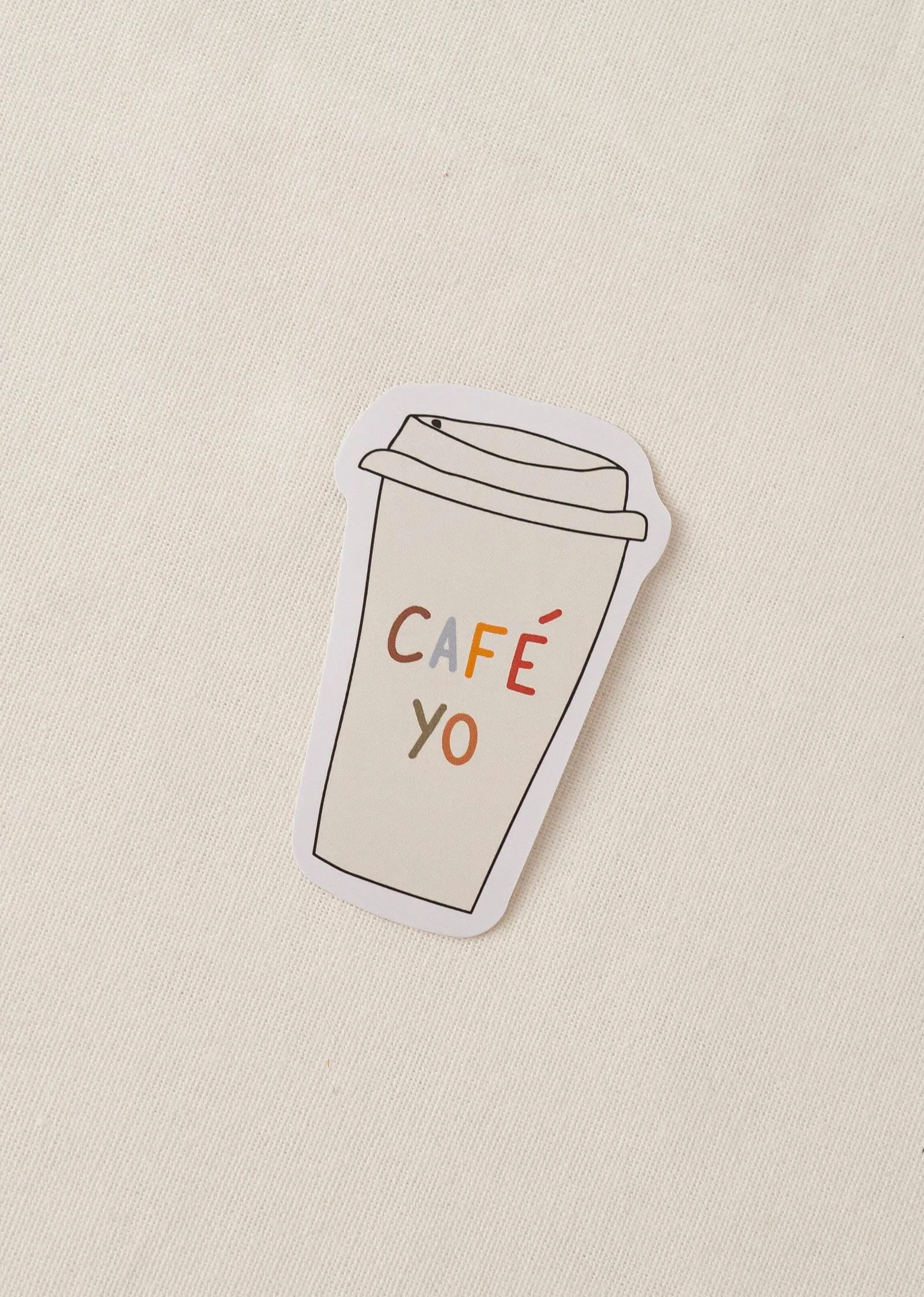 Cafe Yo - Vinyl Sticker