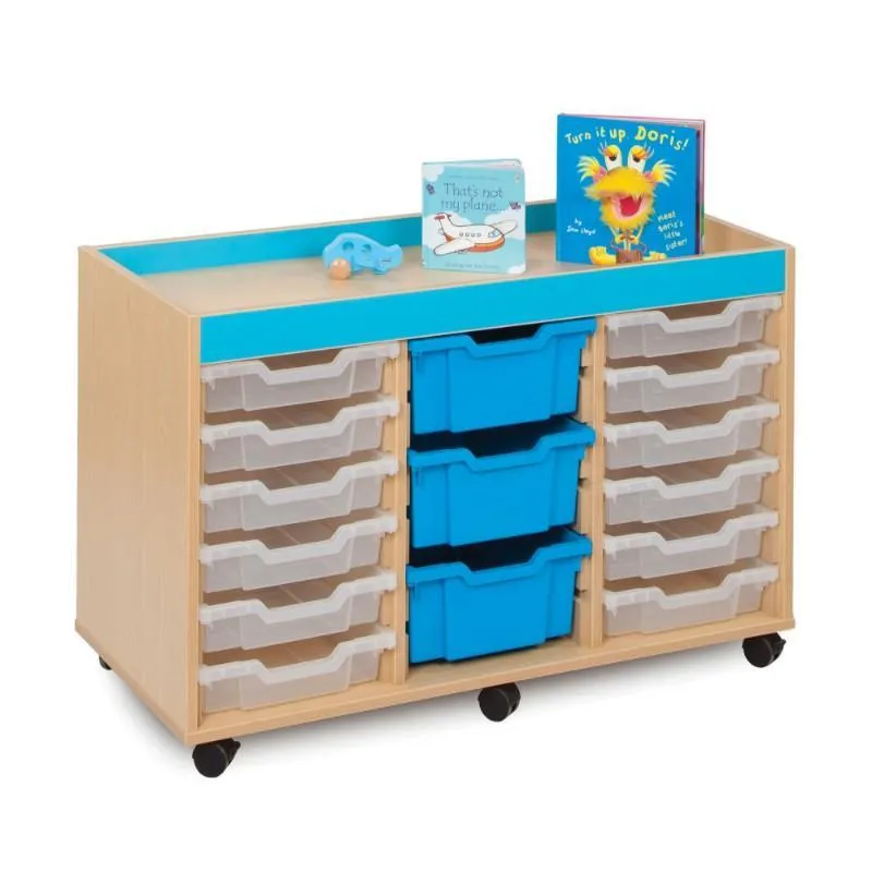 Candy Colours 18 Shallow Tray Unit