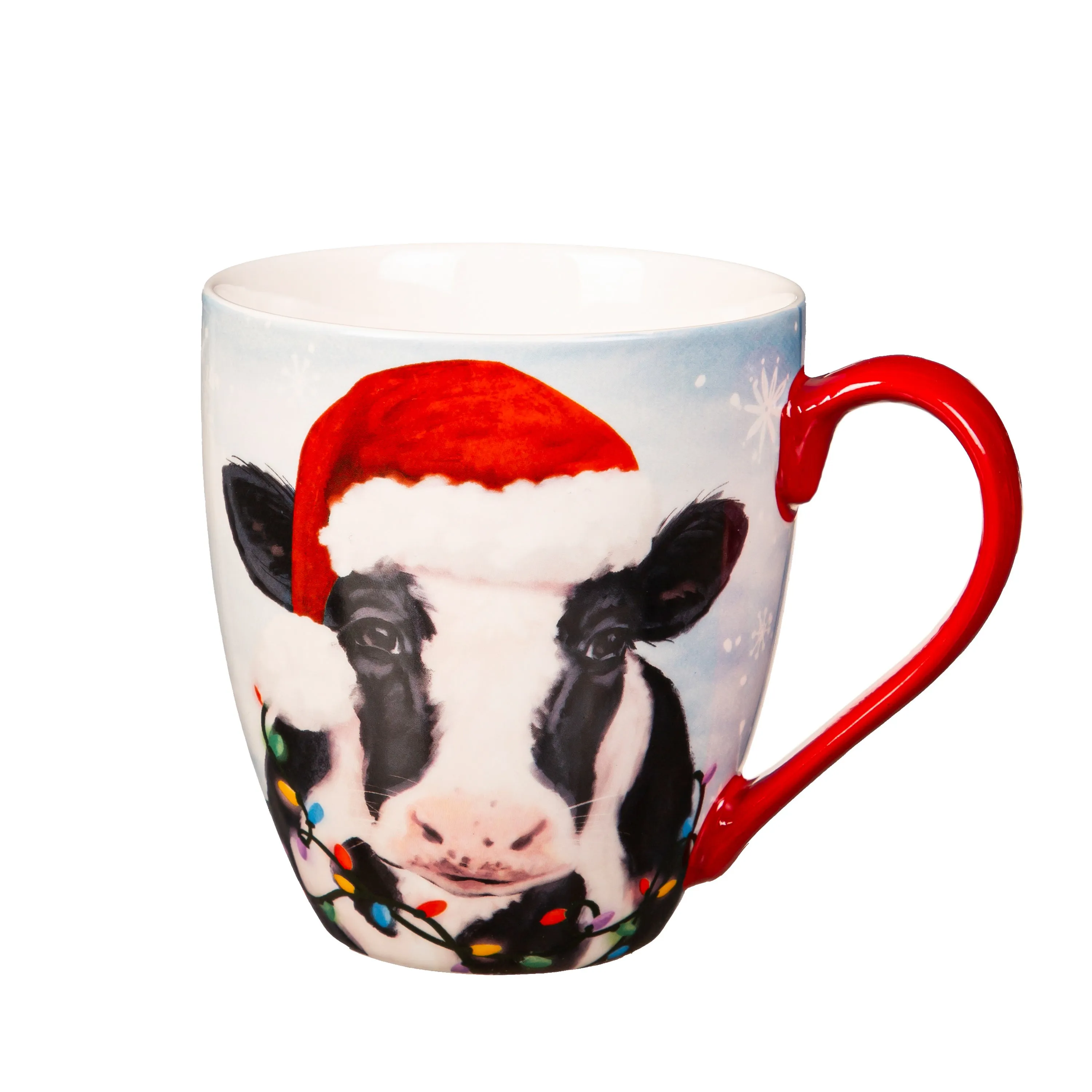 Ceramic Cups O' Java, 17oz., w/ Gift Box, Christmas Farm