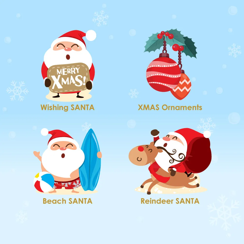 Christmas Gifts Eco-friendly Reusable Straw Set [FREE Custom Add Name]