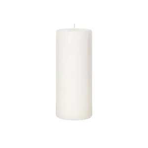 Church Pillar Candle Pure White - Ø8 x H20 cm