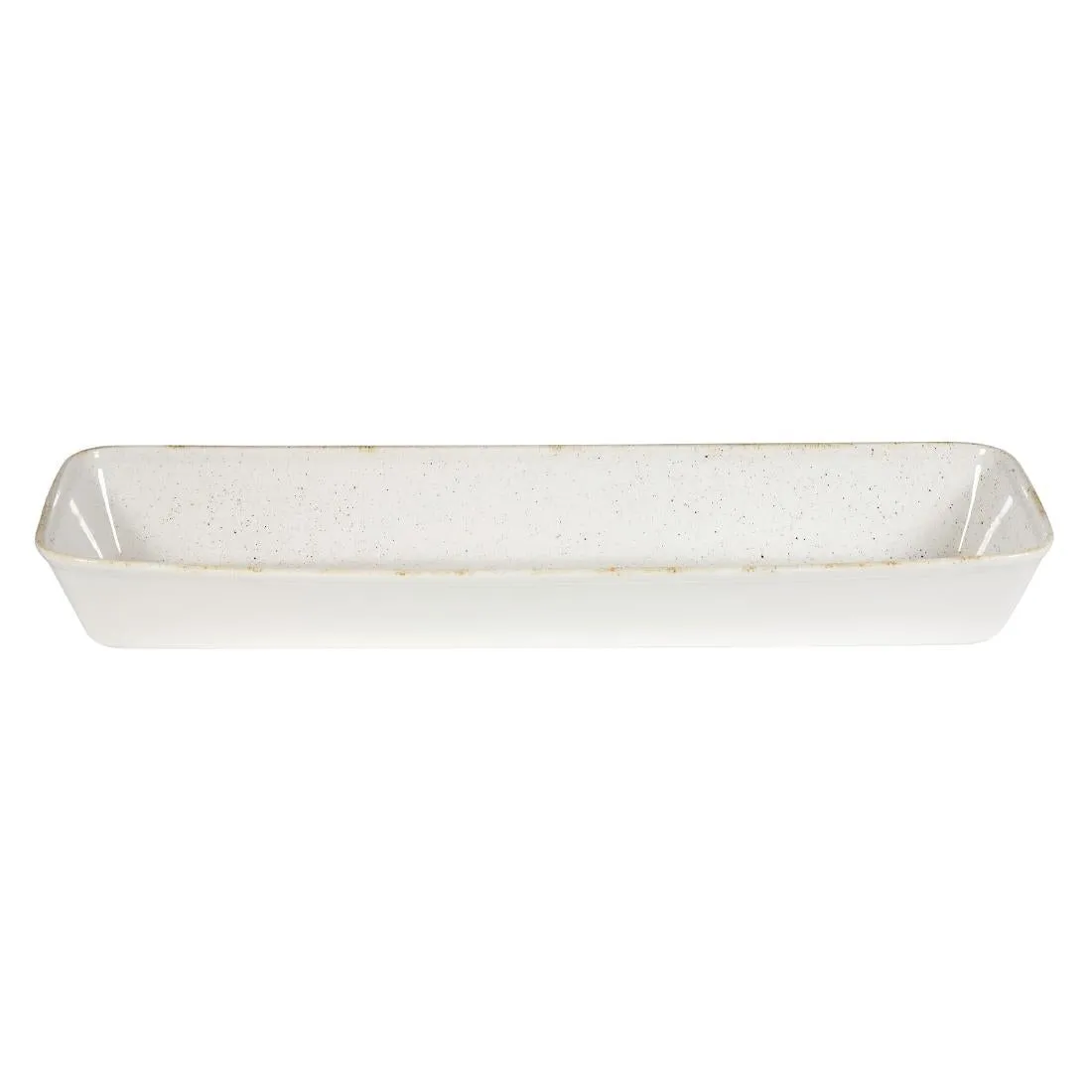 Churchill Stonecast Hints Rectangular Baking Dishes Barley White 160 x 530mm - DY203