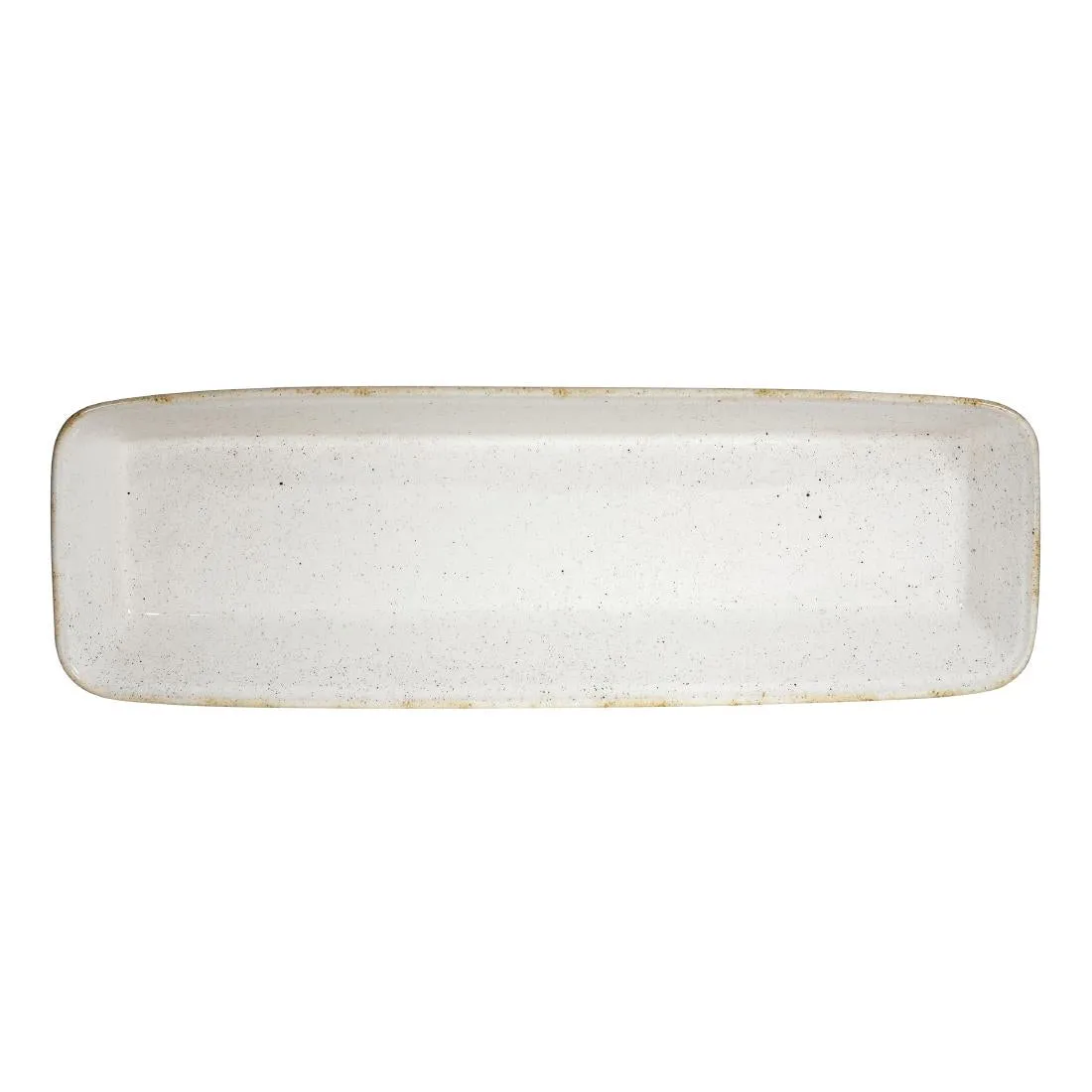 Churchill Stonecast Hints Rectangular Baking Dishes Barley White 160 x 530mm - DY203