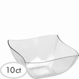Clear Square Bowl, 8 oz. | 10 ct