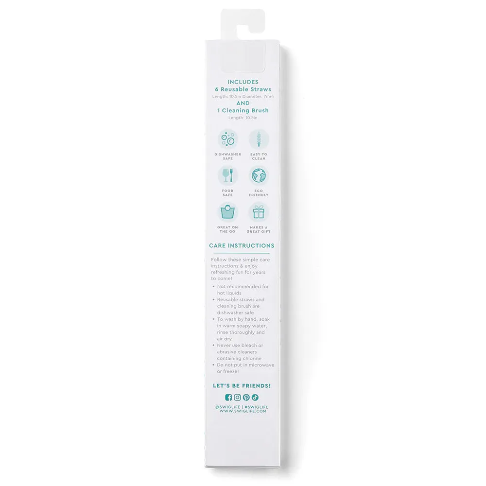 Cloud Nine Reusable Straw Set