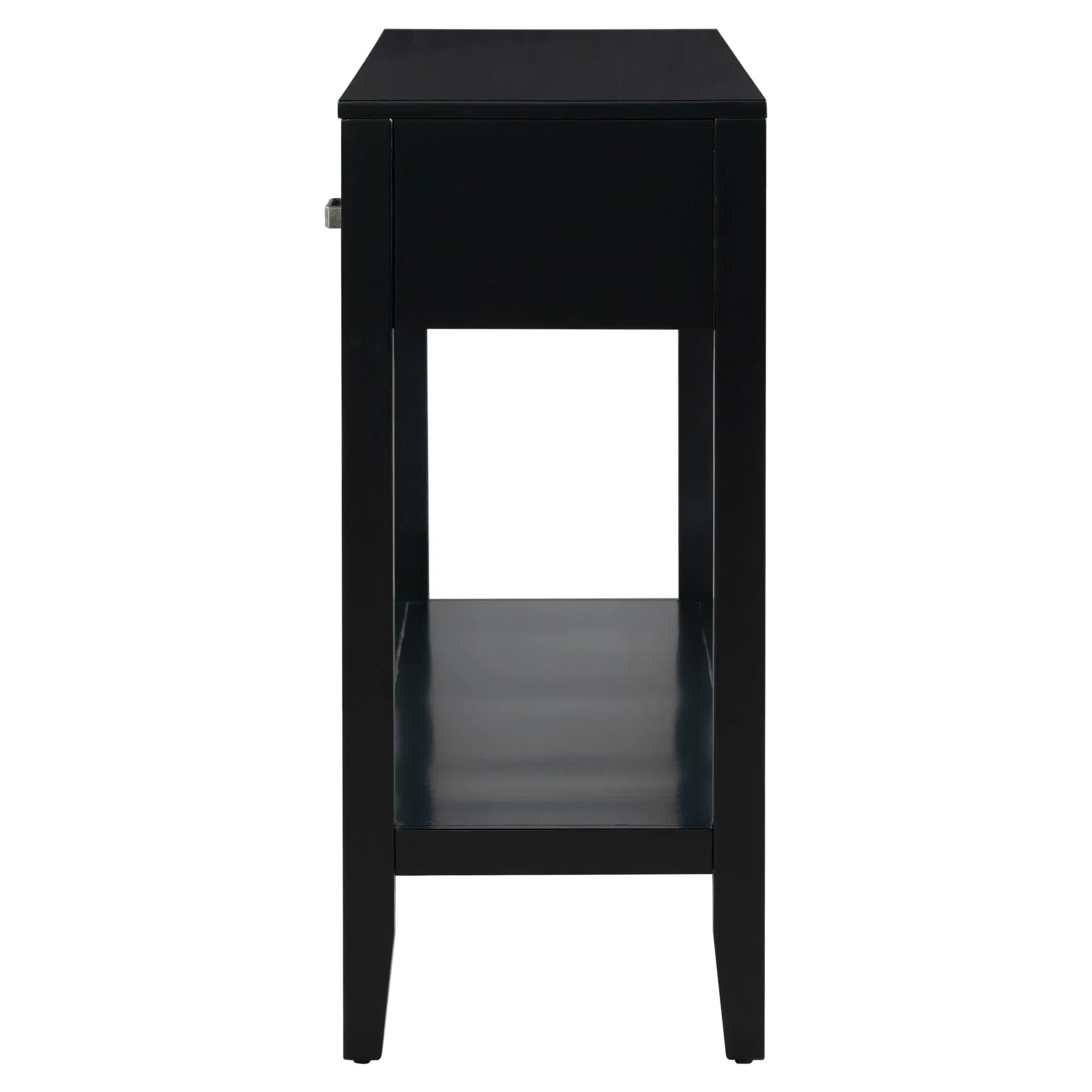 Contemporary Console Table, 3 Drawers, 1 Shelf for Entryway and Hallway