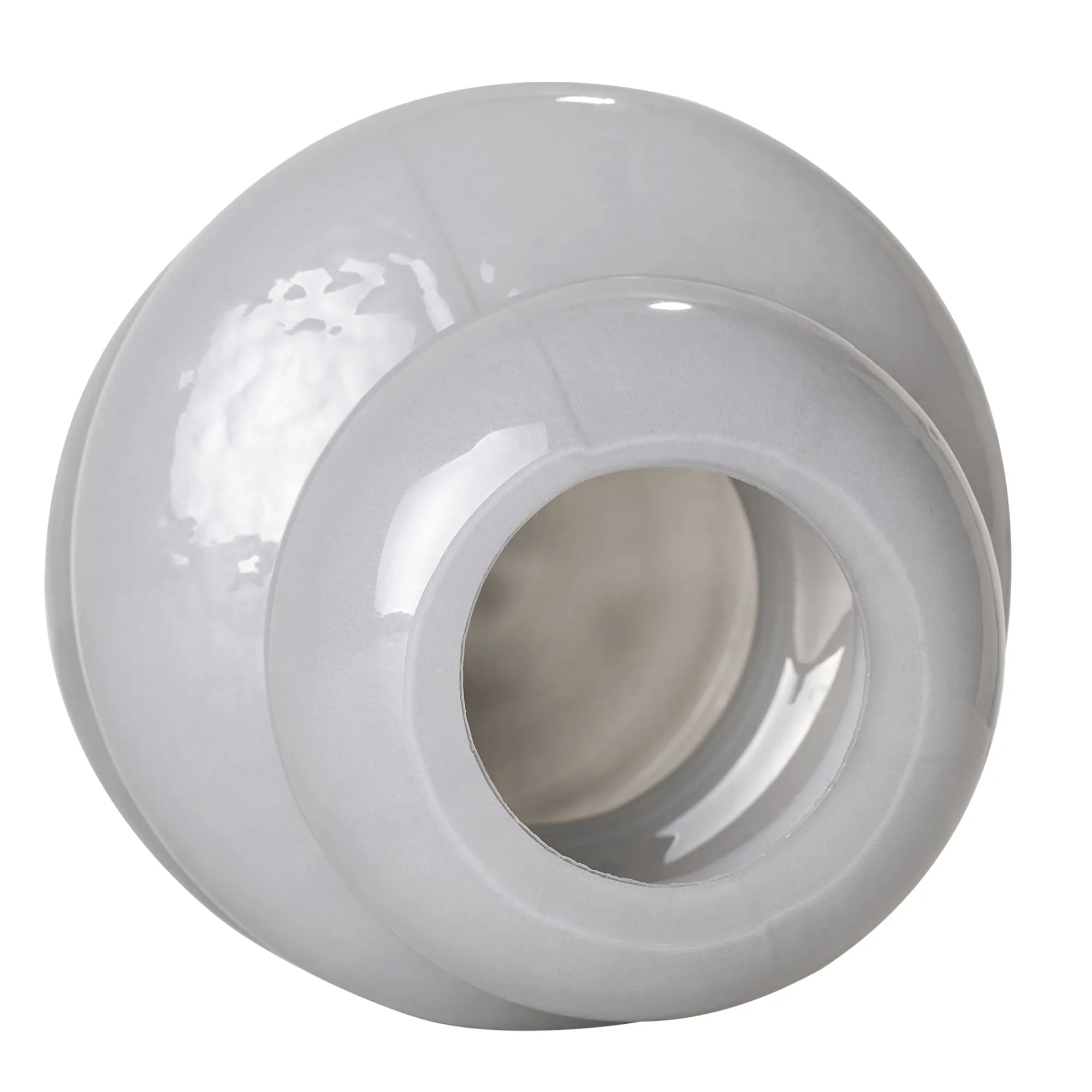 Cool Grey Cairns Glass Vase Set