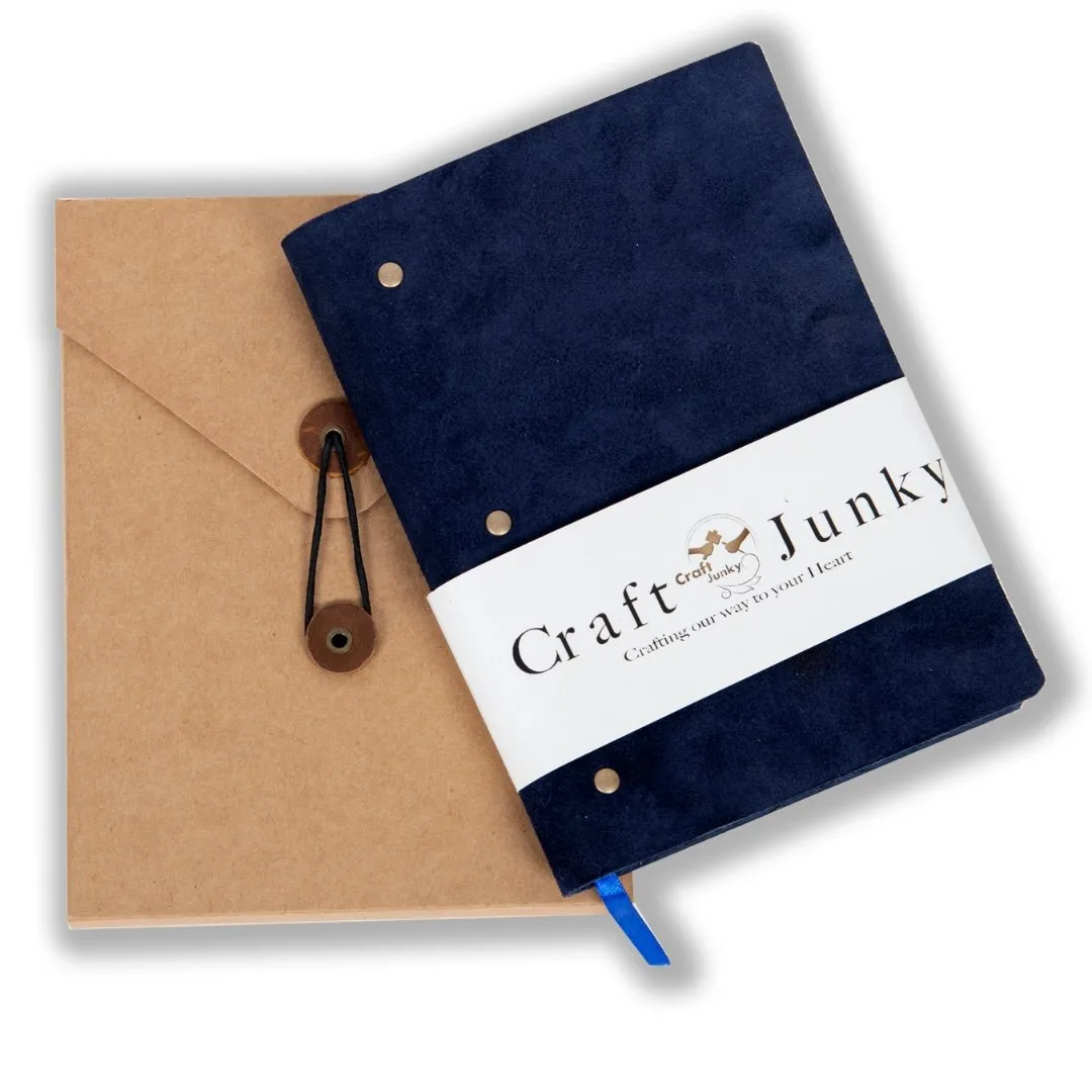 Craft Junky Soft Cover Suede Leather Diary